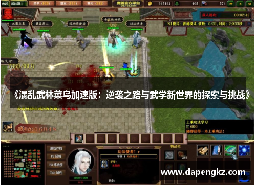 《混乱武林菜鸟加速版：逆袭之路与武学新世界的探索与挑战》
